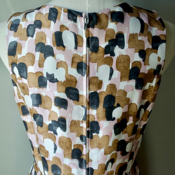Silk J. Crew Neapolitan Watercolor Dress - Picture 3 of 8
